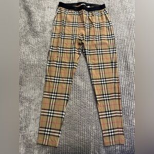 Burberry vintage check leggings, size large worn twice✨